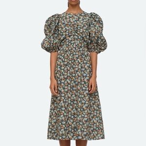 Sea NY Women’s Peggy Cutout Dress, Forrest color, sample size S/4